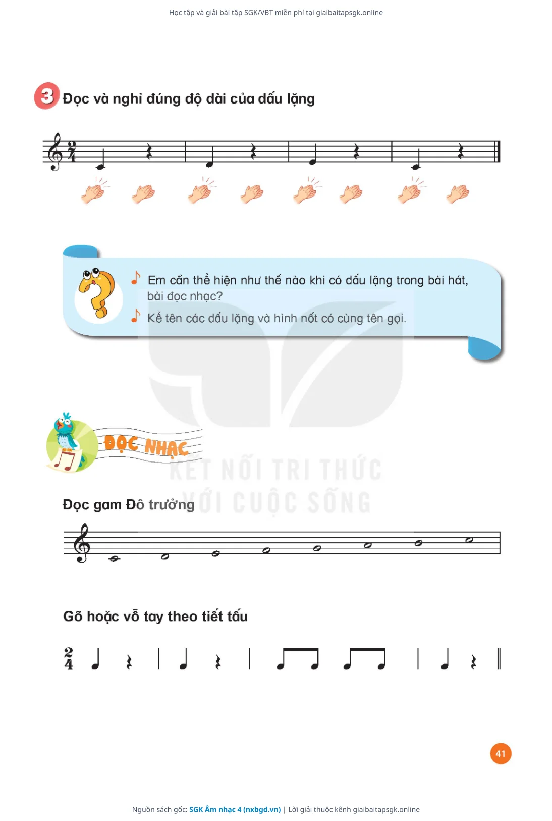 Trang 42 sách giáo khoa SGK Âm nhạc 4 thu nhỏ