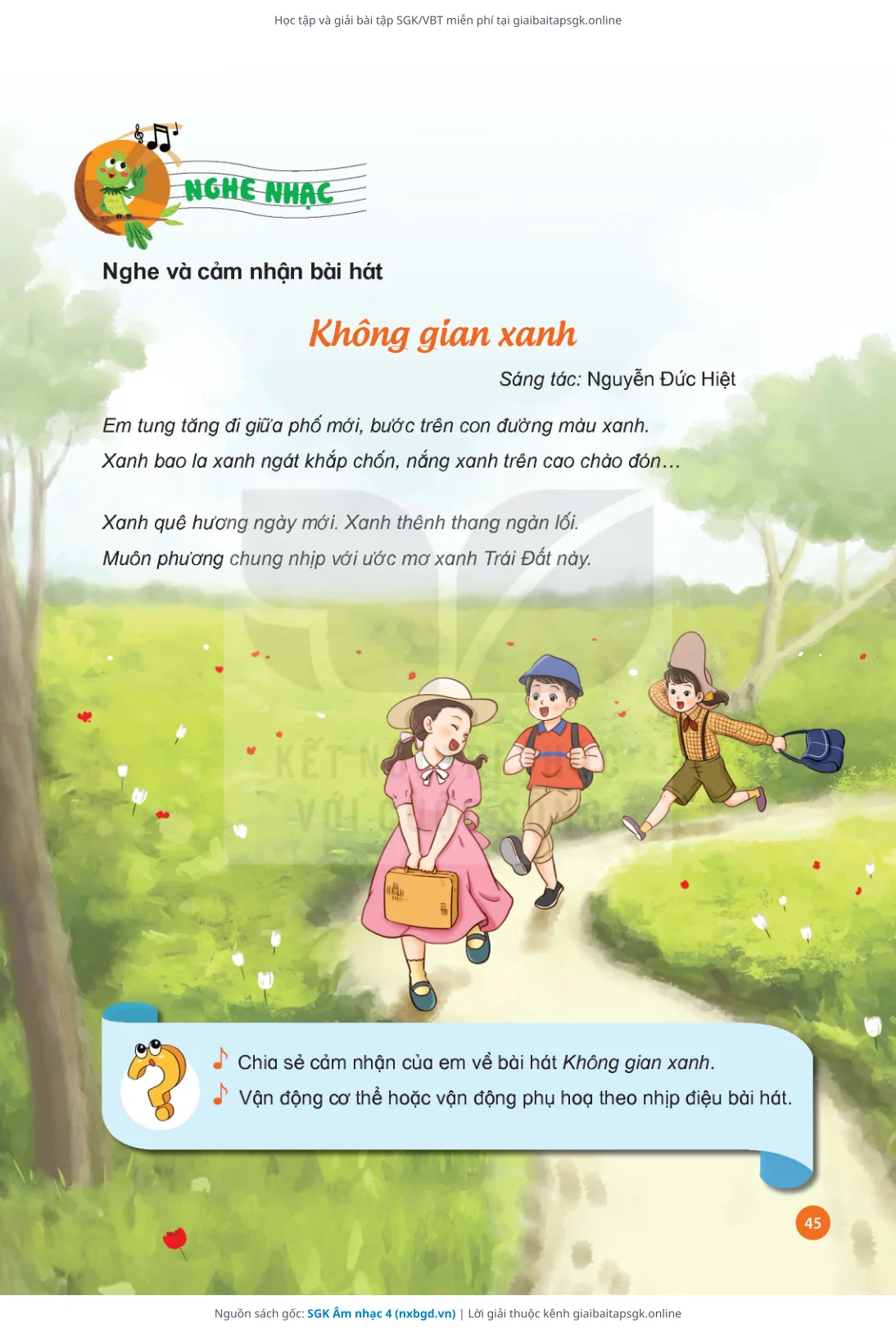 Trang 46 sách giáo khoa SGK Âm nhạc 4 thu nhỏ