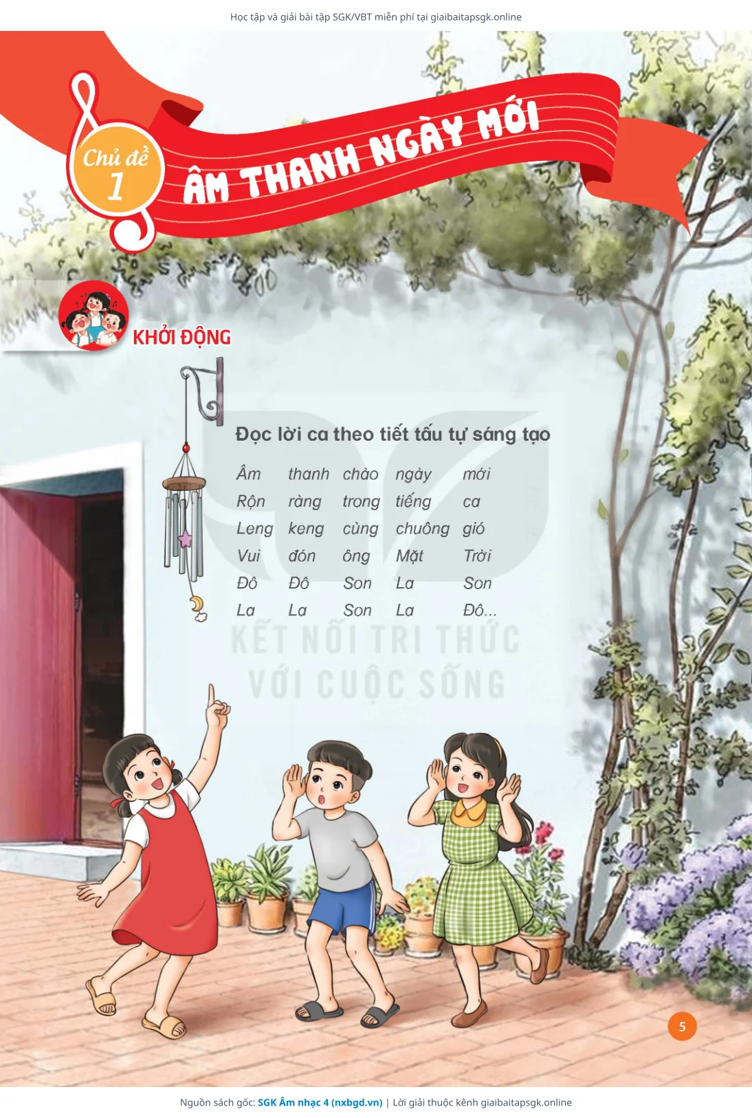 Trang 6 sách giáo khoa SGK Âm nhạc 4 thu nhỏ