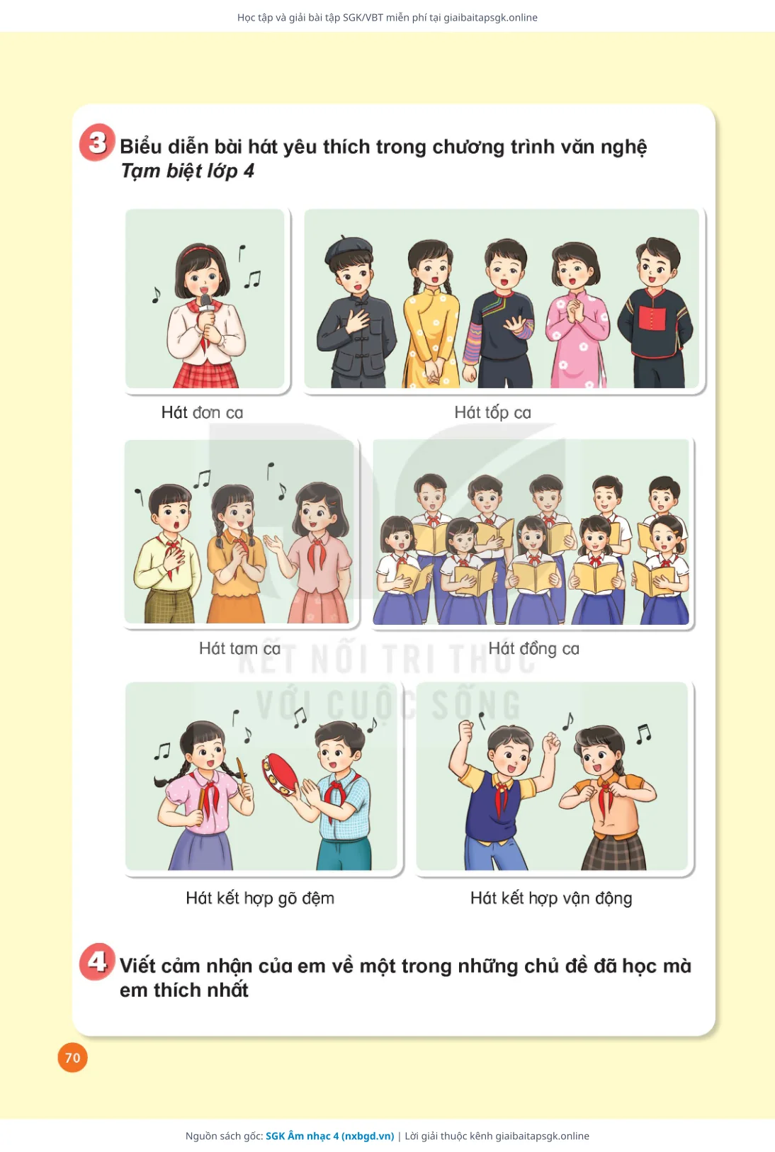 Trang 71 sách giáo khoa SGK Âm nhạc 4 thu nhỏ