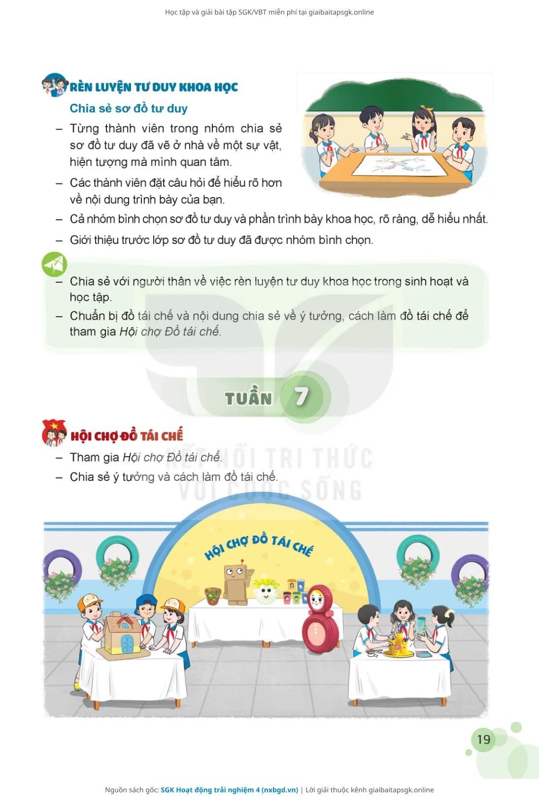 Trang 20 sách giáo khoa SGK Hoạt động trải nghiệm 4 thu nhỏ