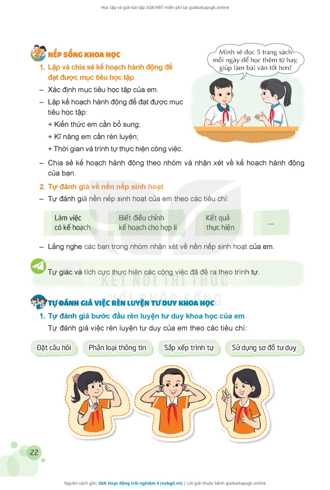 Trang 23 sách giáo khoa SGK Hoạt động trải nghiệm 4 thu nhỏ