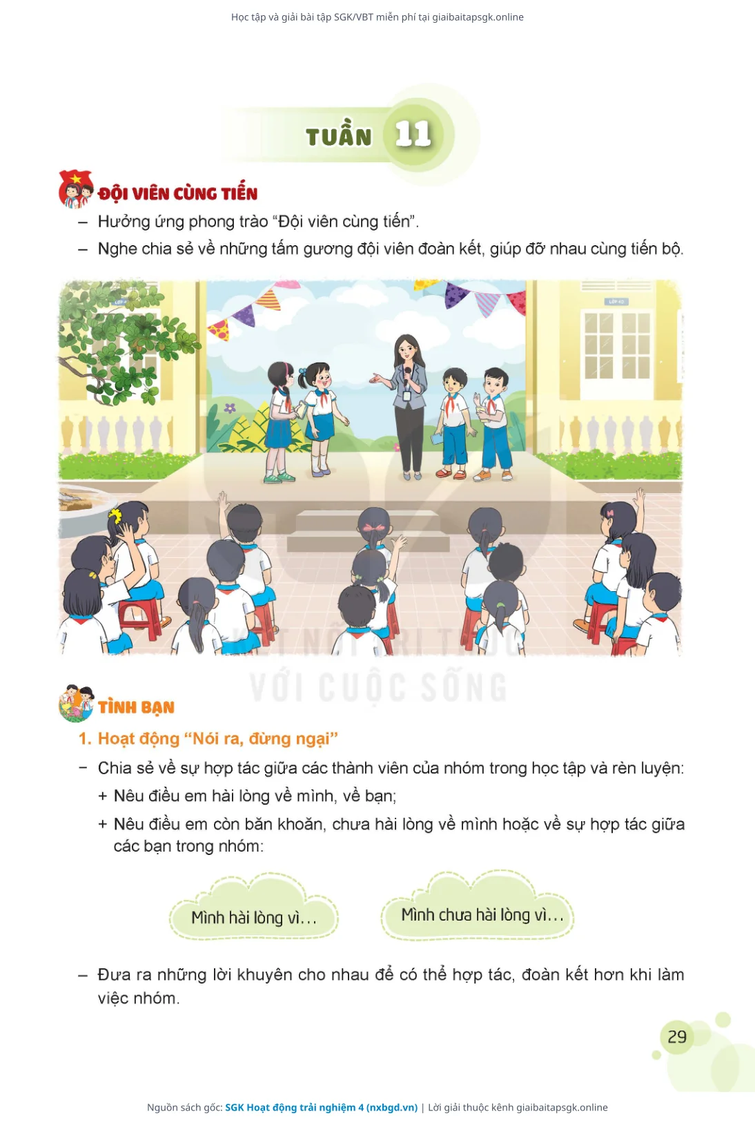 Trang 30 sách giáo khoa SGK Hoạt động trải nghiệm 4 thu nhỏ