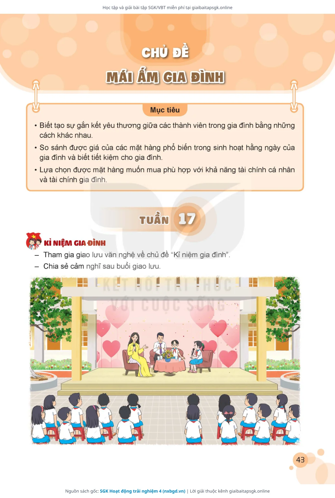 Trang 44 sách giáo khoa SGK Hoạt động trải nghiệm 4 thu nhỏ