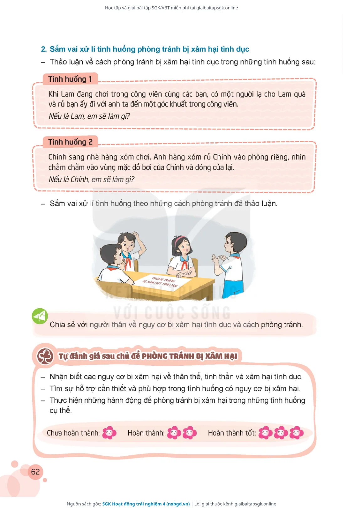 Trang 63 sách giáo khoa SGK Hoạt động trải nghiệm 4 thu nhỏ