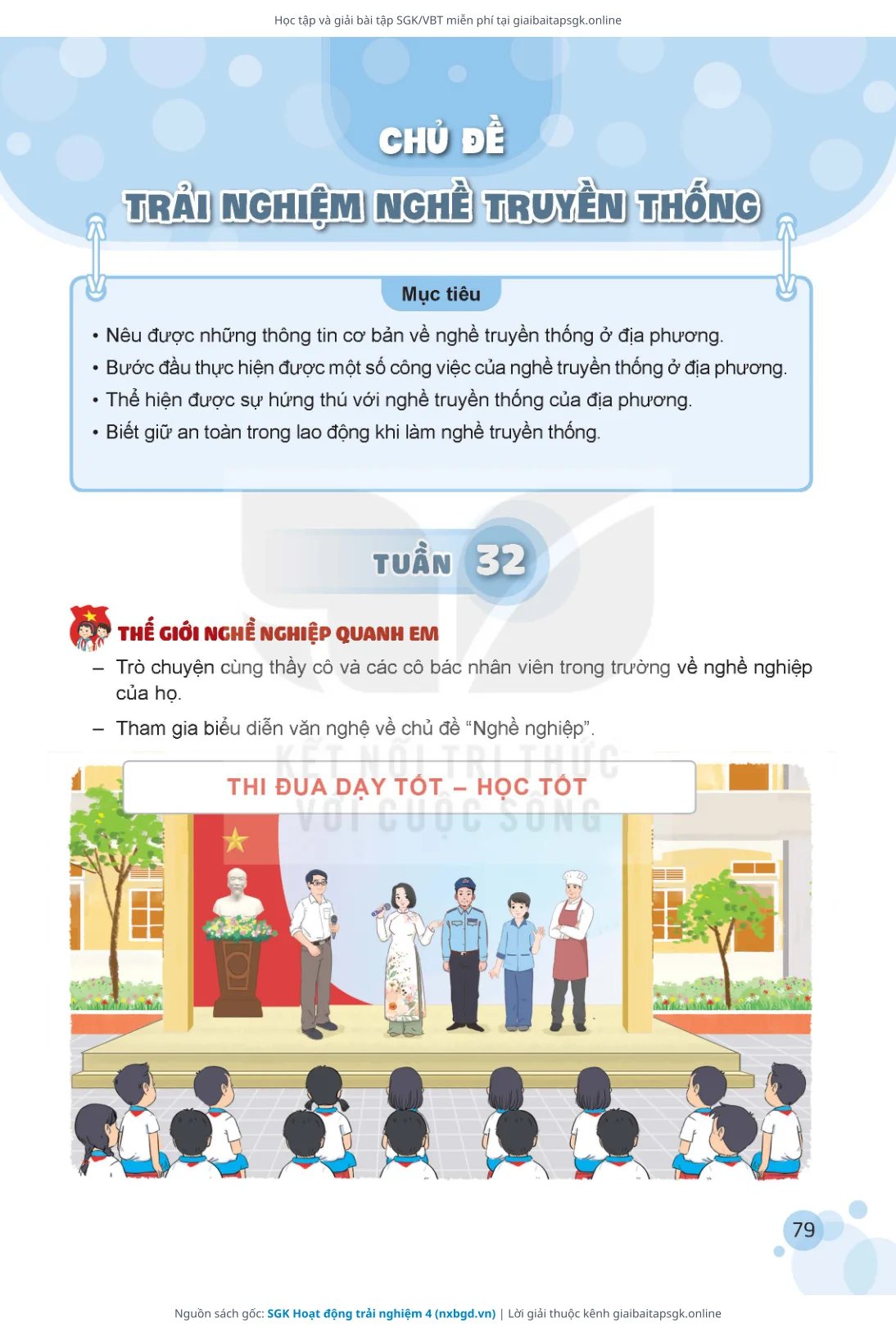 Trang 80 sách giáo khoa SGK Hoạt động trải nghiệm 4 thu nhỏ