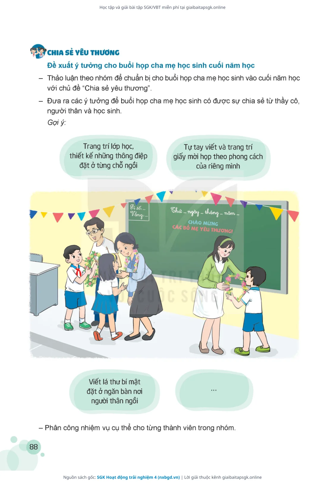 Trang 89 sách giáo khoa SGK Hoạt động trải nghiệm 4 thu nhỏ