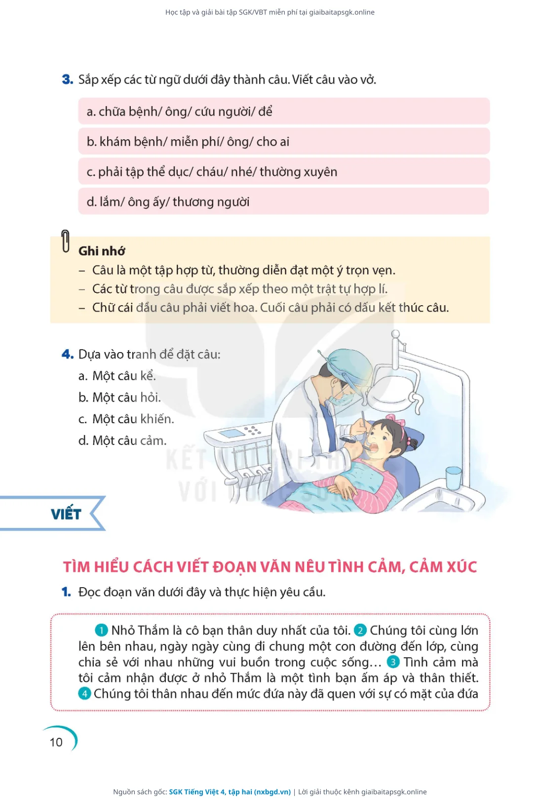 Trang 11 sách giáo khoa SGK Tiếng Việt 4, tập hai thu nhỏ