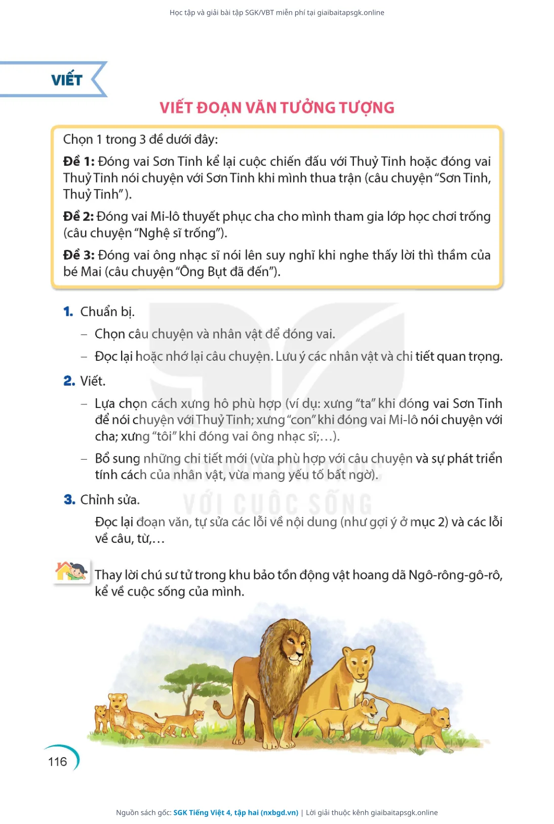 Trang 117 sách giáo khoa SGK Tiếng Việt 4, tập hai thu nhỏ