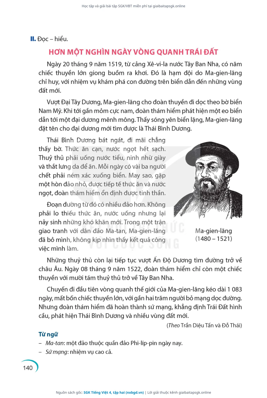 Trang 141 sách giáo khoa SGK Tiếng Việt 4, tập hai thu nhỏ