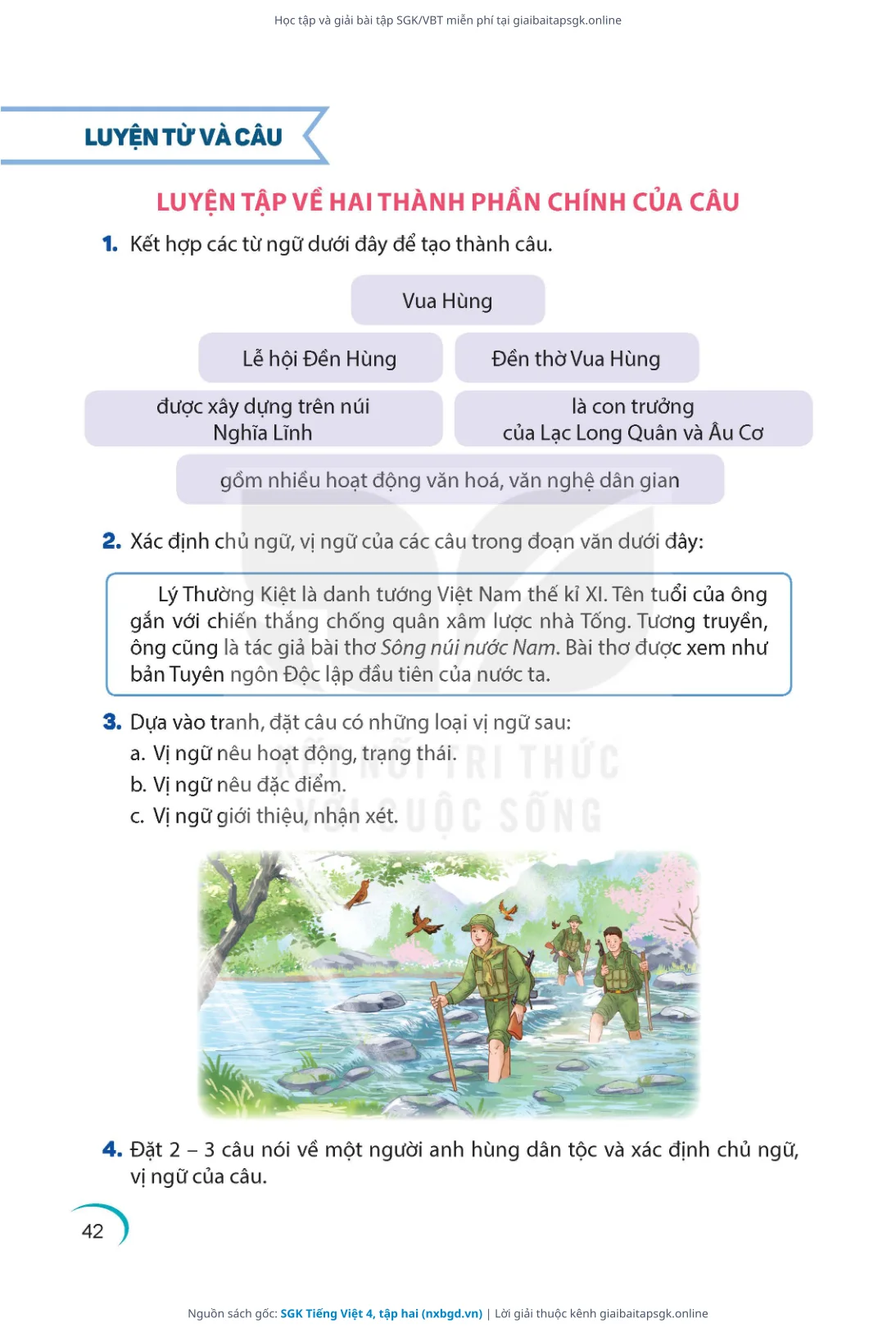 Trang 43 sách giáo khoa SGK Tiếng Việt 4, tập hai thu nhỏ