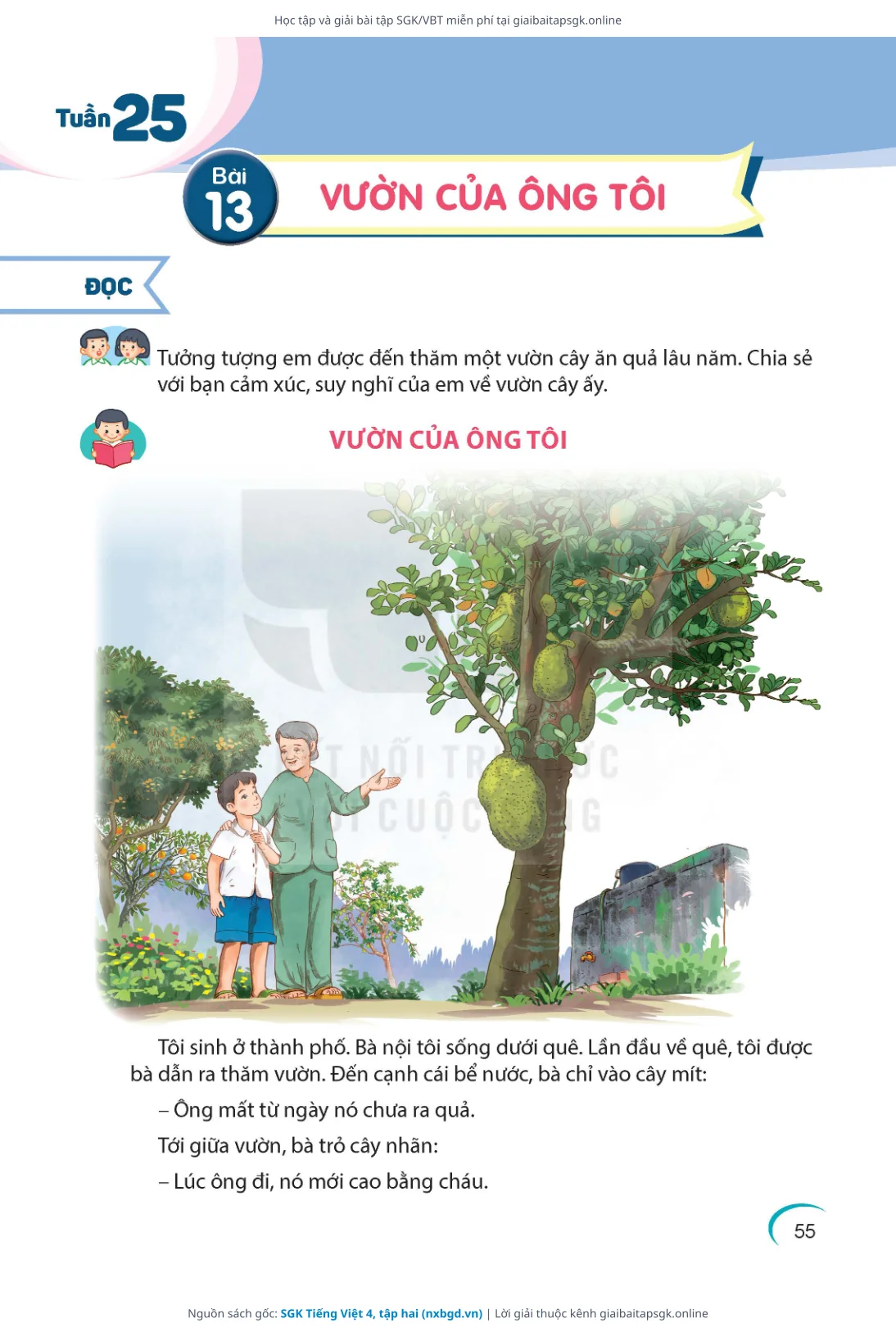 Trang 56 sách giáo khoa SGK Tiếng Việt 4, tập hai thu nhỏ