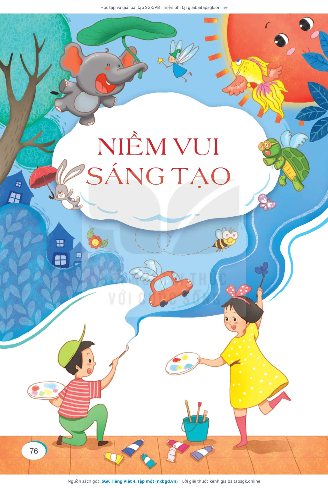 Trang 76 sách giáo khoa SGK Tiếng Việt 4, tập một bản chuẩn