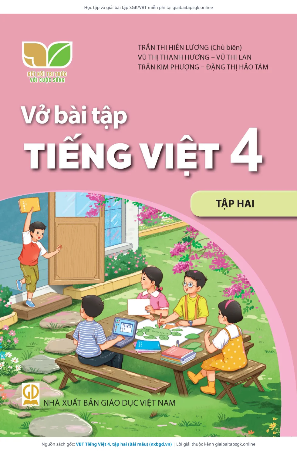Trang 1 sách giáo khoa VBT Tiếng Việt 4, tập hai (Bài mẫu) bản chuẩn