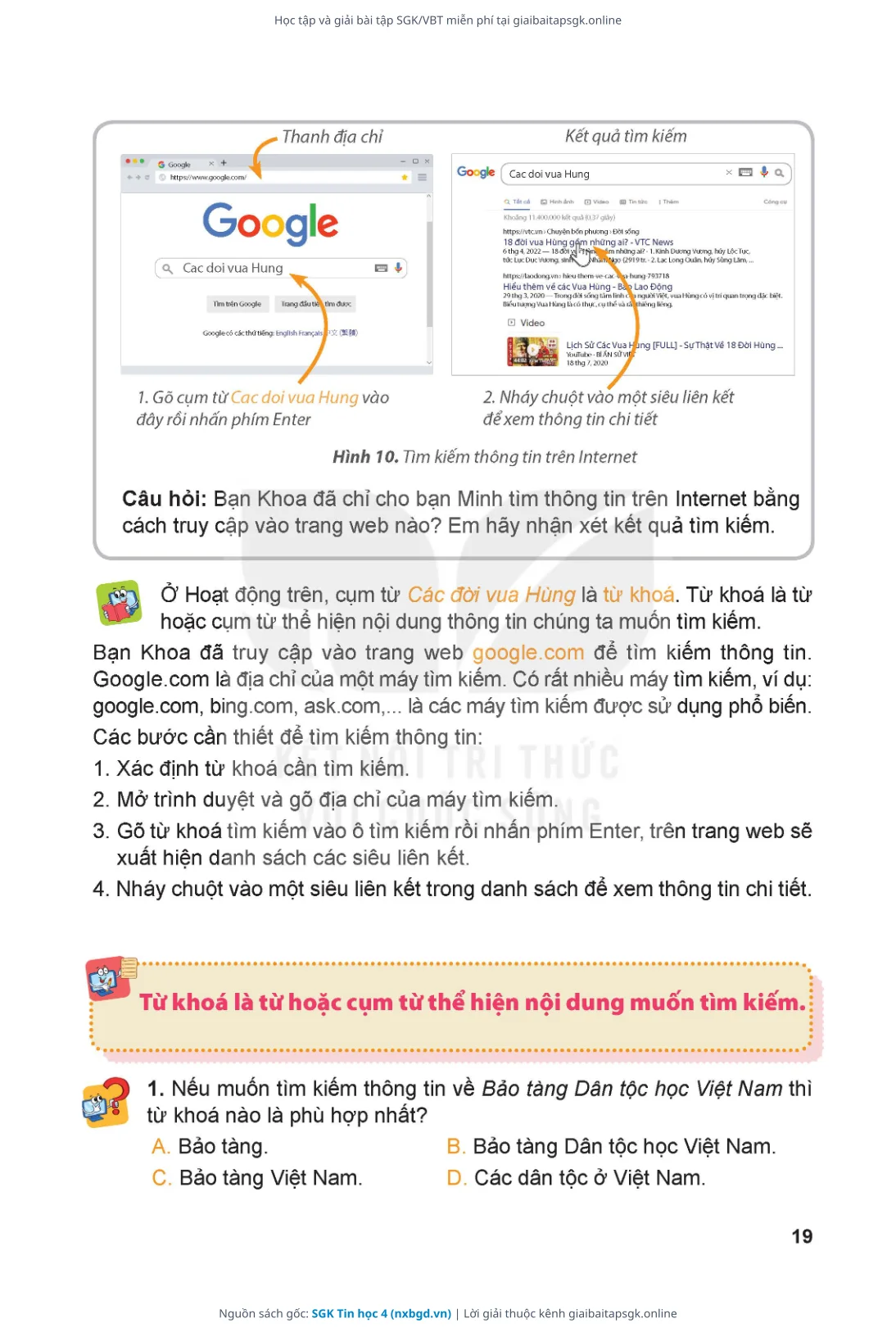 Trang 20 sách giáo khoa SGK Tin học 4 thu nhỏ