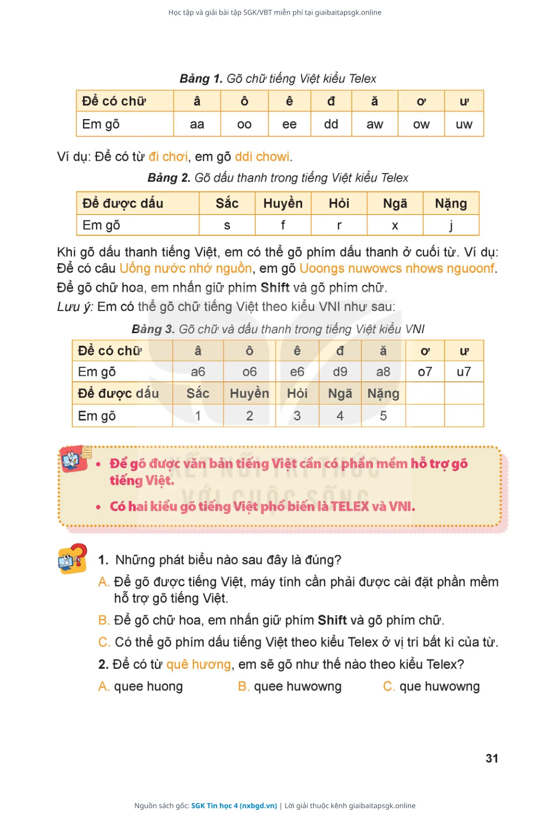Trang 32 sách giáo khoa SGK Tin học 4 thu nhỏ