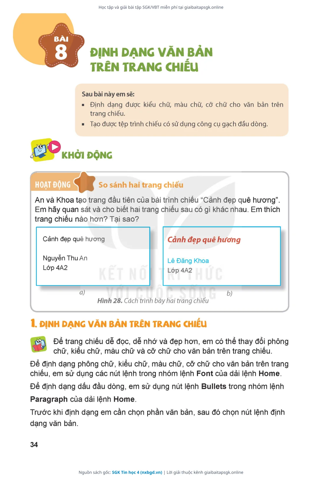 Trang 35 sách giáo khoa SGK Tin học 4 thu nhỏ