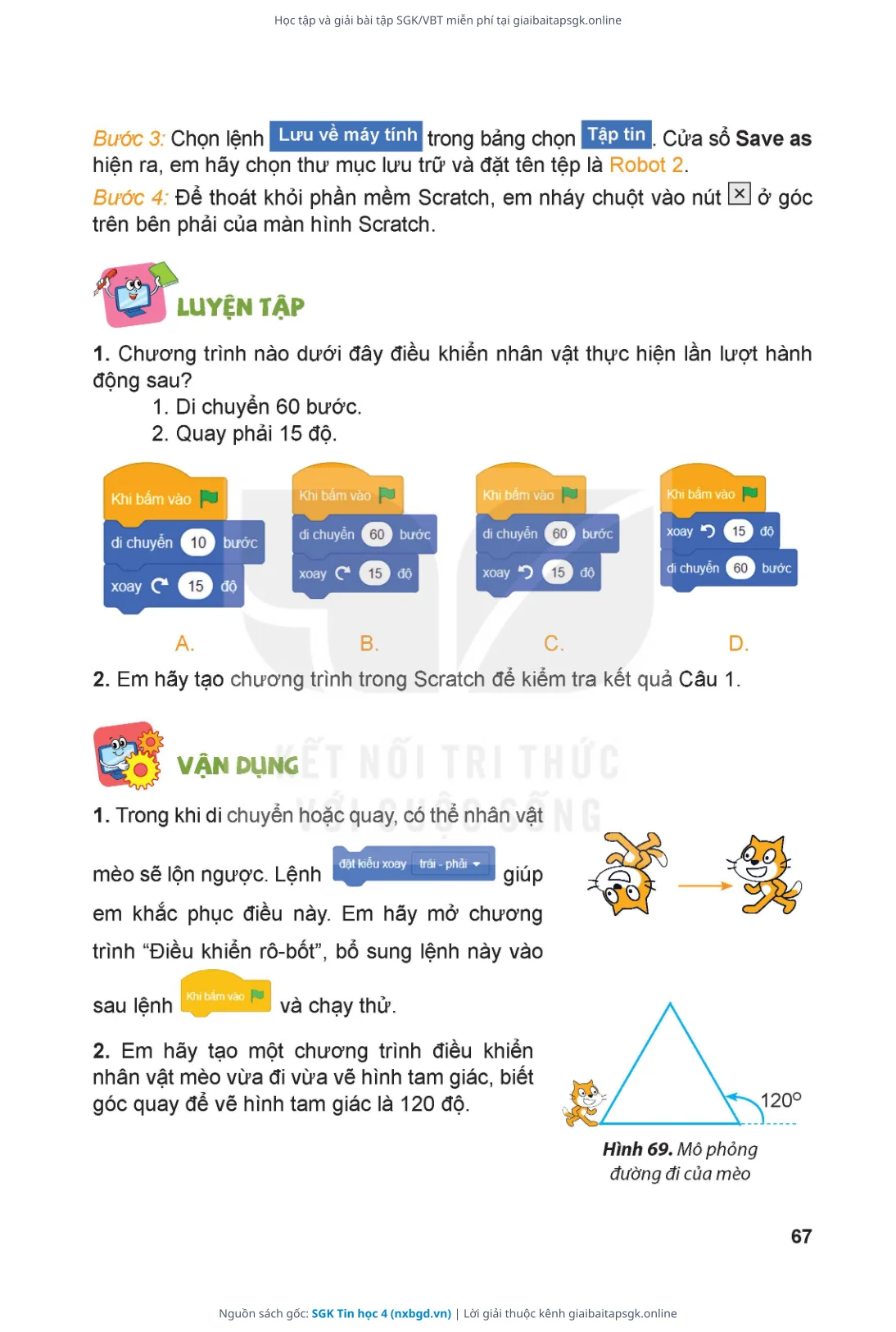 Trang 68 sách giáo khoa SGK Tin học 4 thu nhỏ