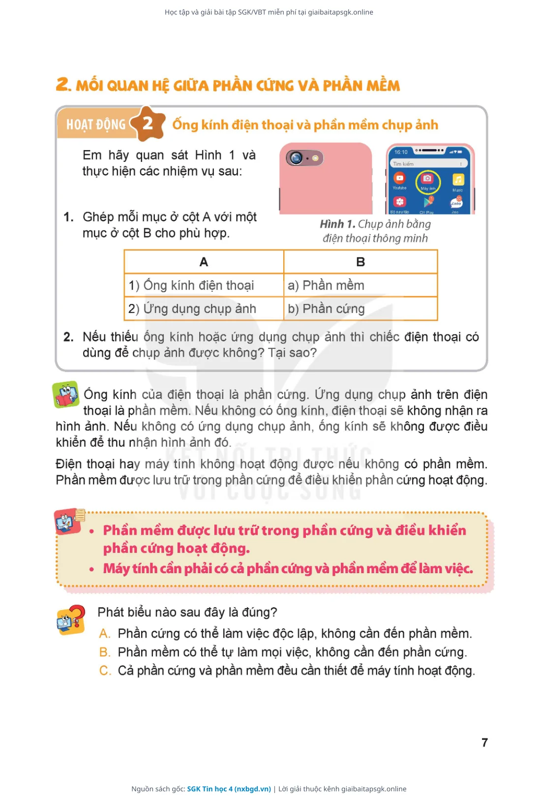 Trang 8 sách giáo khoa SGK Tin học 4 thu nhỏ
