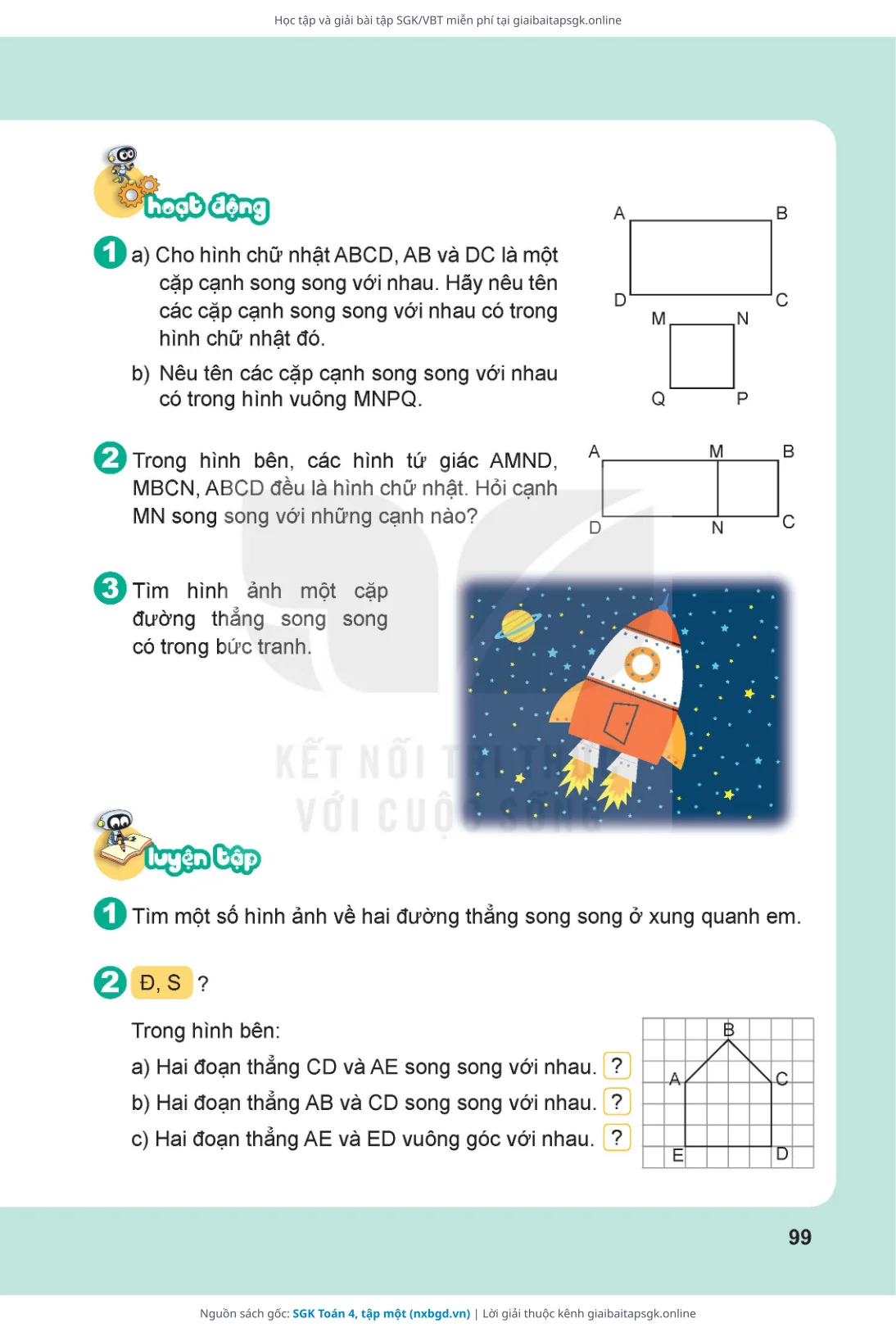 Trang 100 sách giáo khoa SGK Toán 4, tập một thu nhỏ