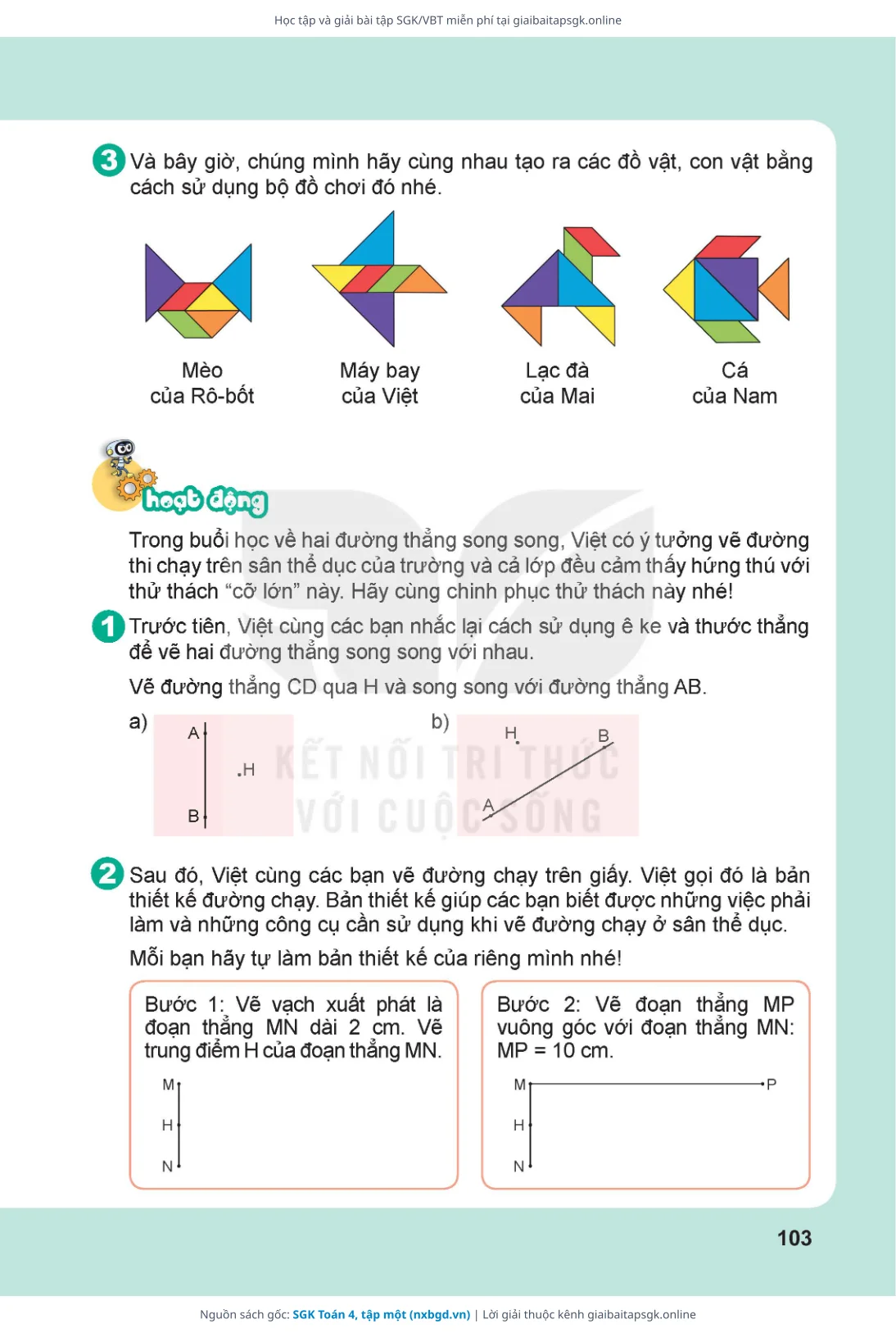 Trang 104 sách giáo khoa SGK Toán 4, tập một thu nhỏ