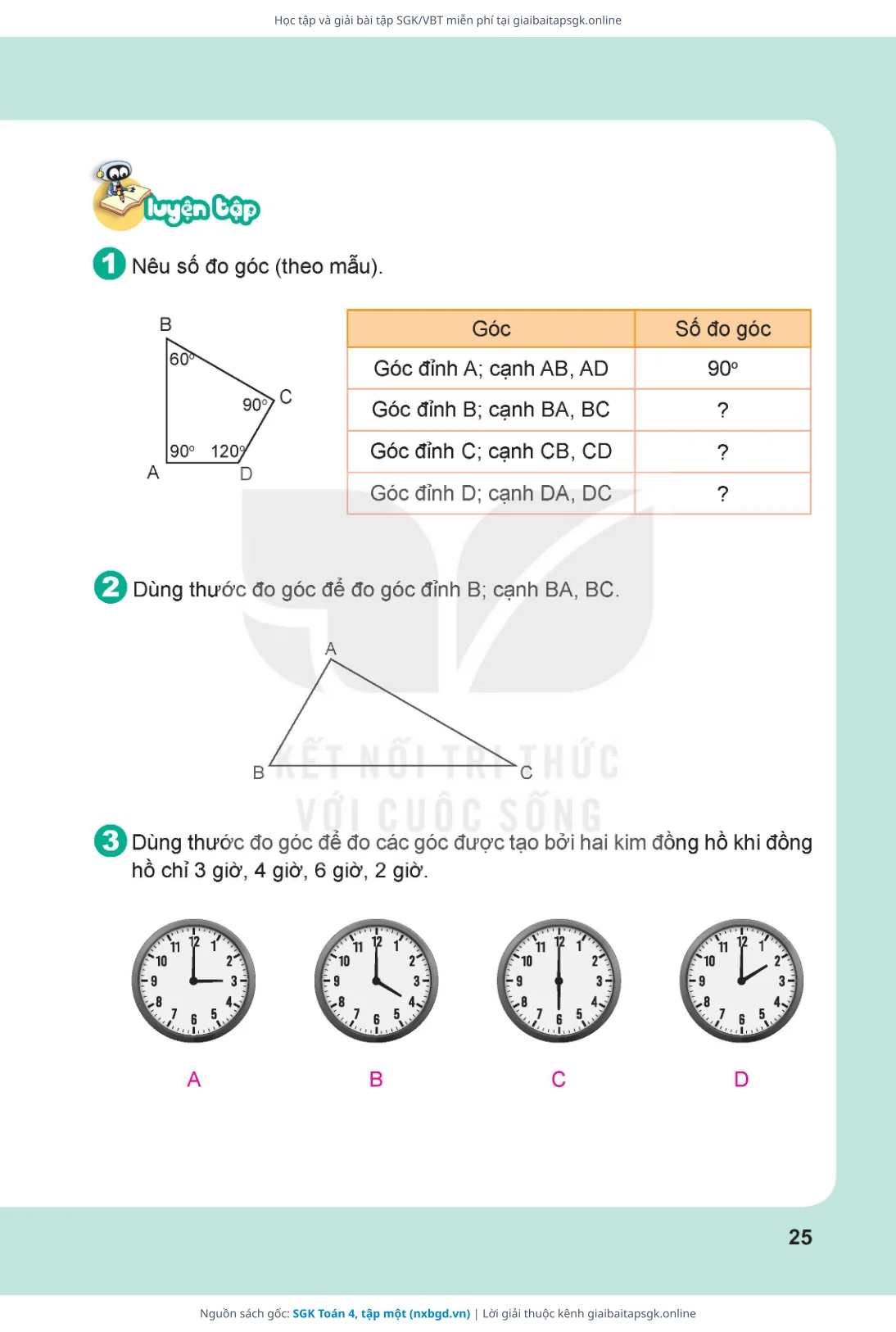 Trang 26 sách giáo khoa SGK Toán 4, tập một thu nhỏ
