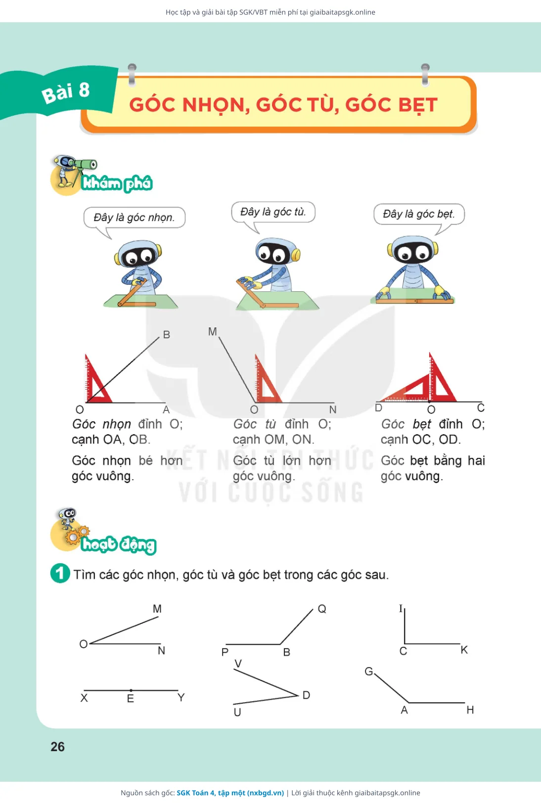 Trang 27 sách giáo khoa SGK Toán 4, tập một thu nhỏ