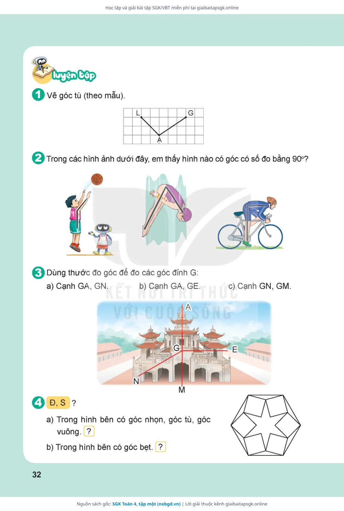 Trang 33 sách giáo khoa SGK Toán 4, tập một thu nhỏ
