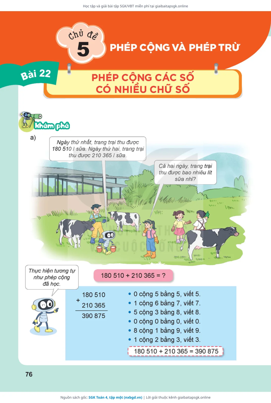 Trang 77 sách giáo khoa SGK Toán 4, tập một thu nhỏ