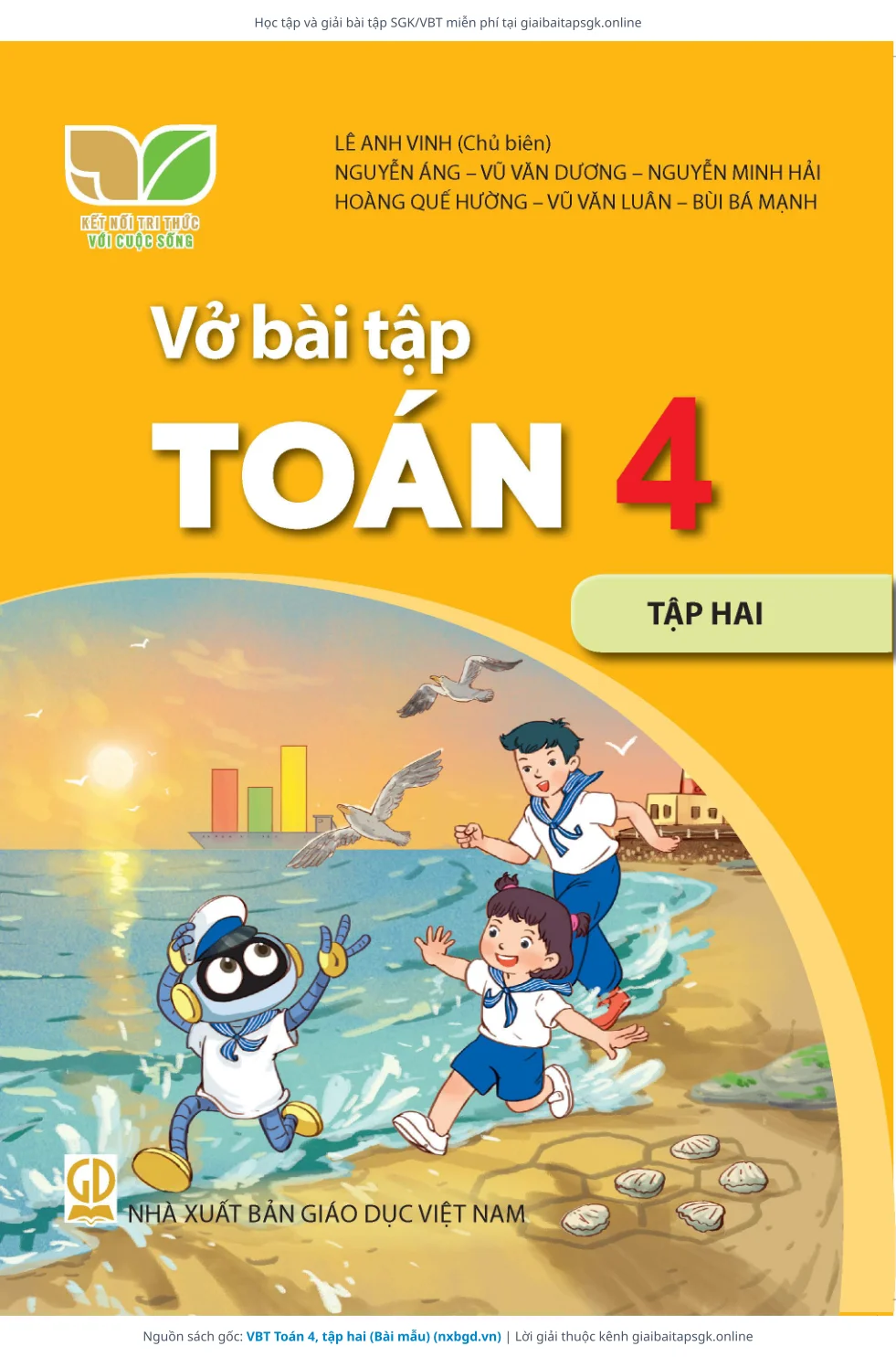 Trang 1 sách giáo khoa VBT Toán 4, tập hai (Bài mẫu) bản chuẩn
