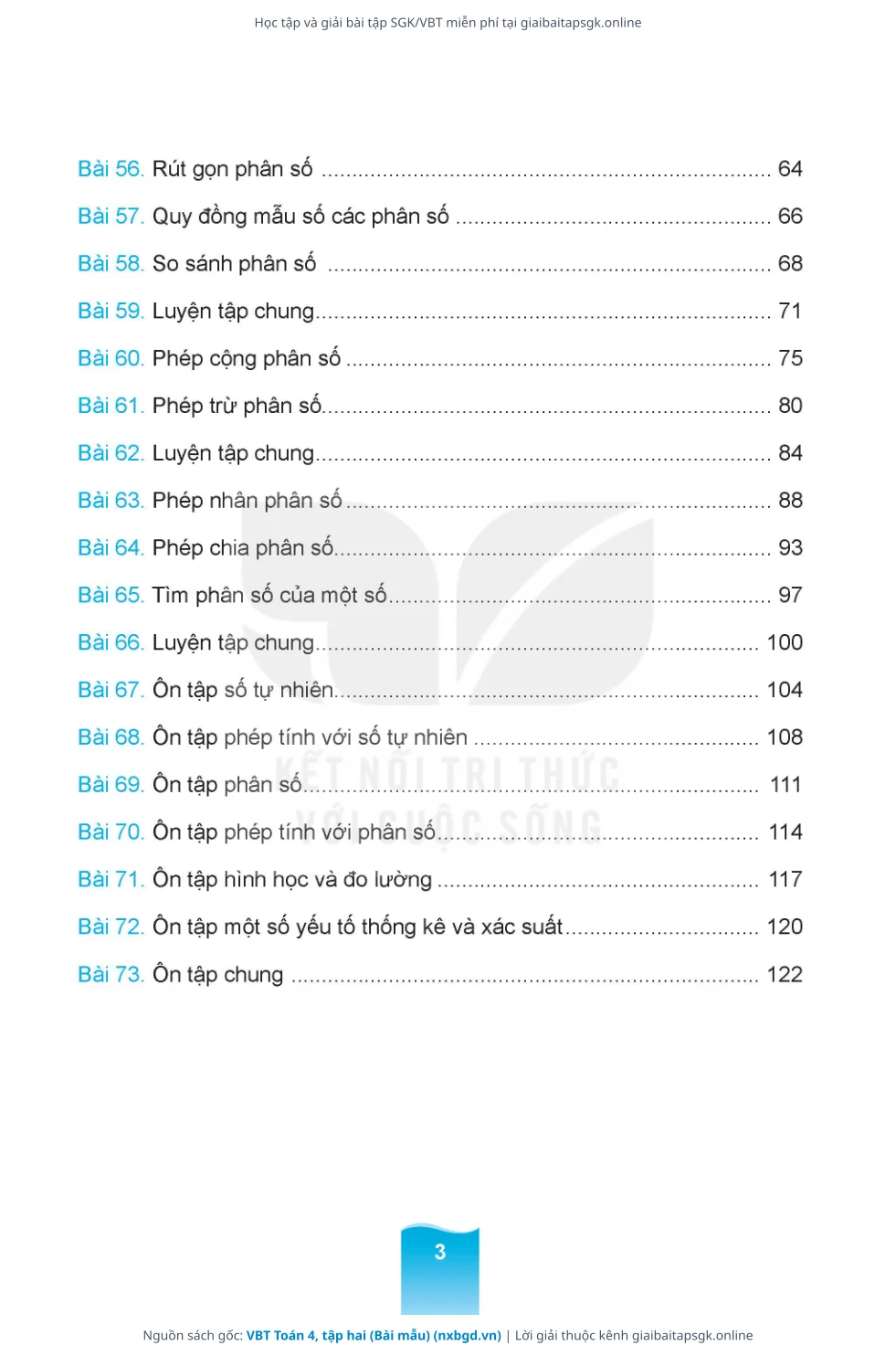 Trang 4 sách giáo khoa VBT Toán 4, tập hai (Bài mẫu) thu nhỏ