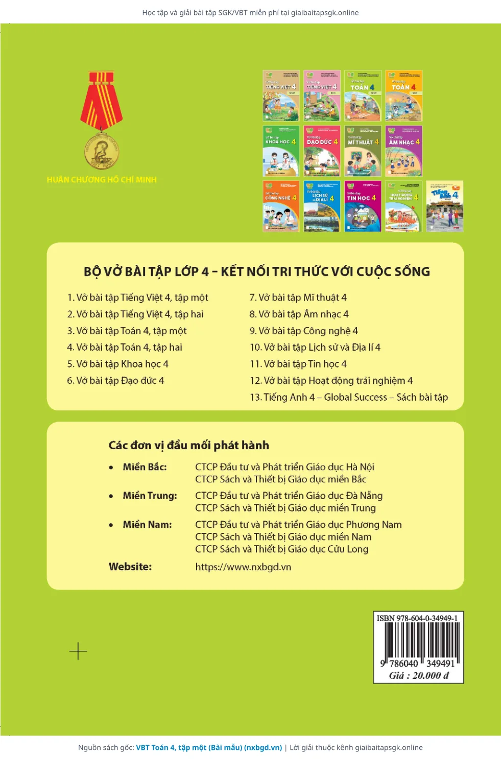 Trang 10 sách giáo khoa VBT Toán 4, tập một (Bài mẫu) thu nhỏ