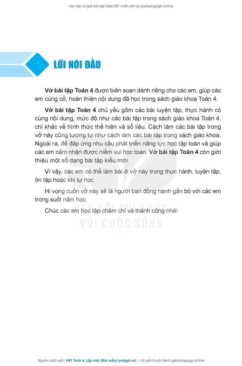 Trang 3 sách giáo khoa VBT Toán 4, tập một (Bài mẫu) thu nhỏ