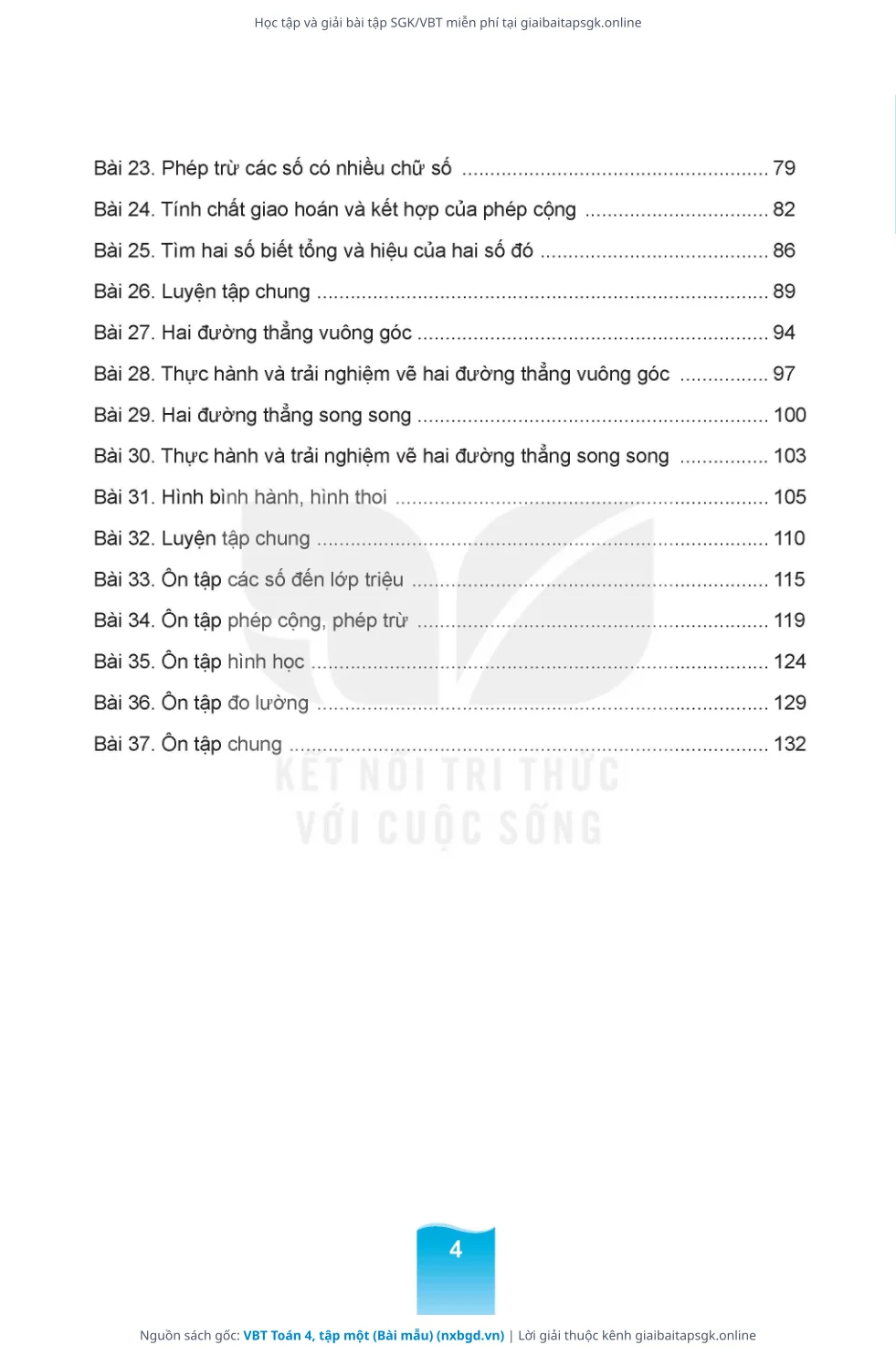 Trang 5 sách giáo khoa VBT Toán 4, tập một (Bài mẫu) thu nhỏ