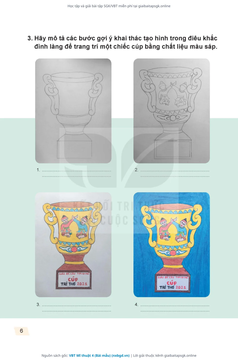 Trang 7 sách giáo khoa VBT Mĩ thuật 4 (Bài mẫu) thu nhỏ