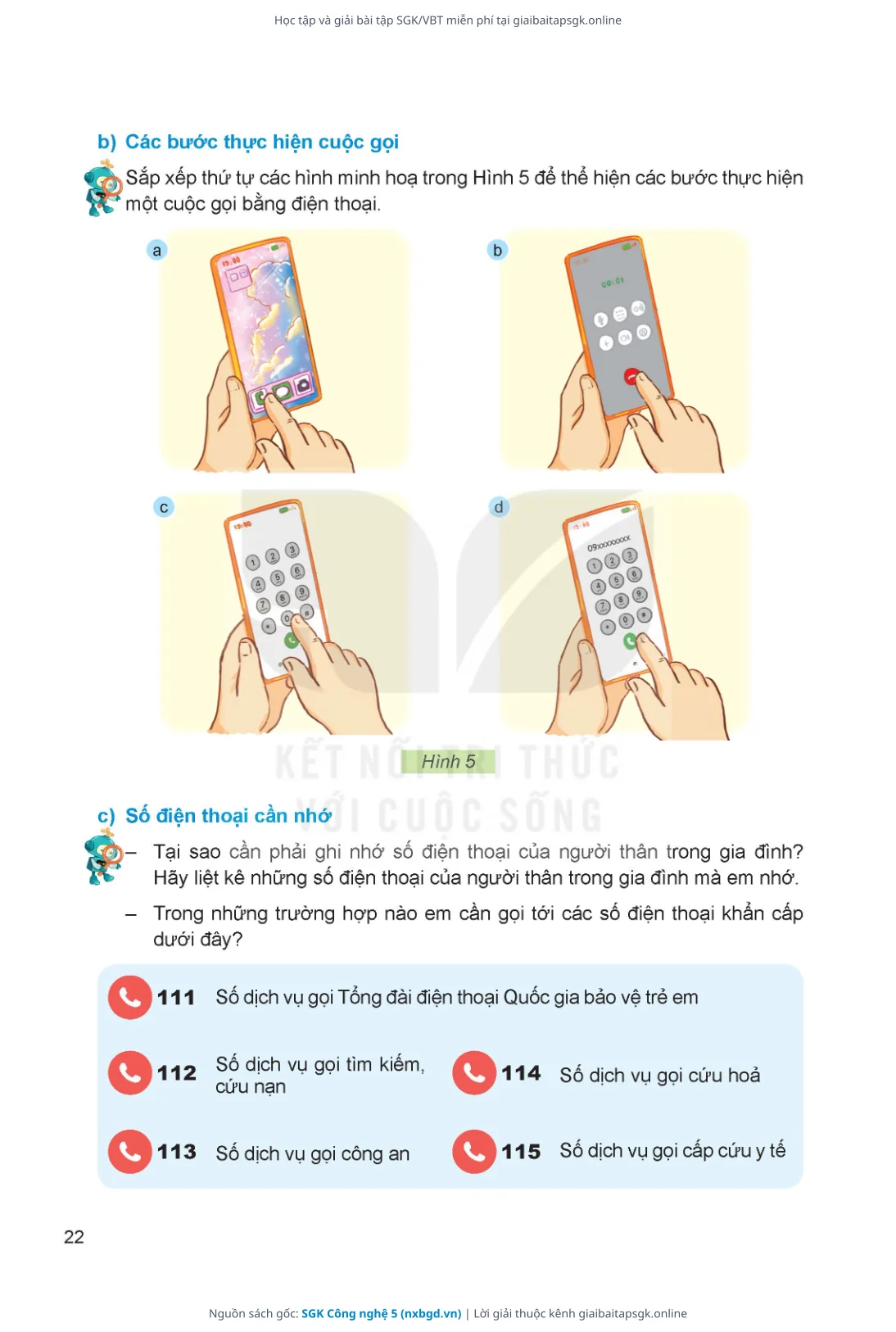 Trang 23 sách giáo khoa SGK Công nghệ 5 thu nhỏ