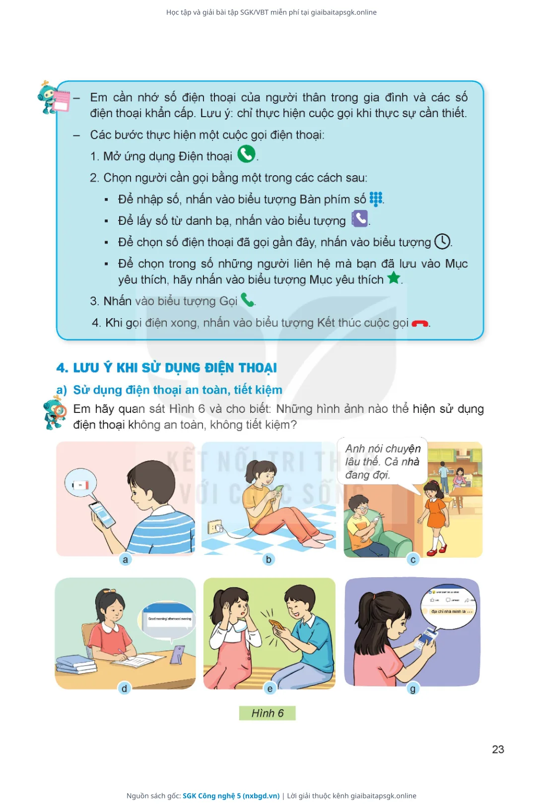 Trang 24 sách giáo khoa SGK Công nghệ 5 thu nhỏ