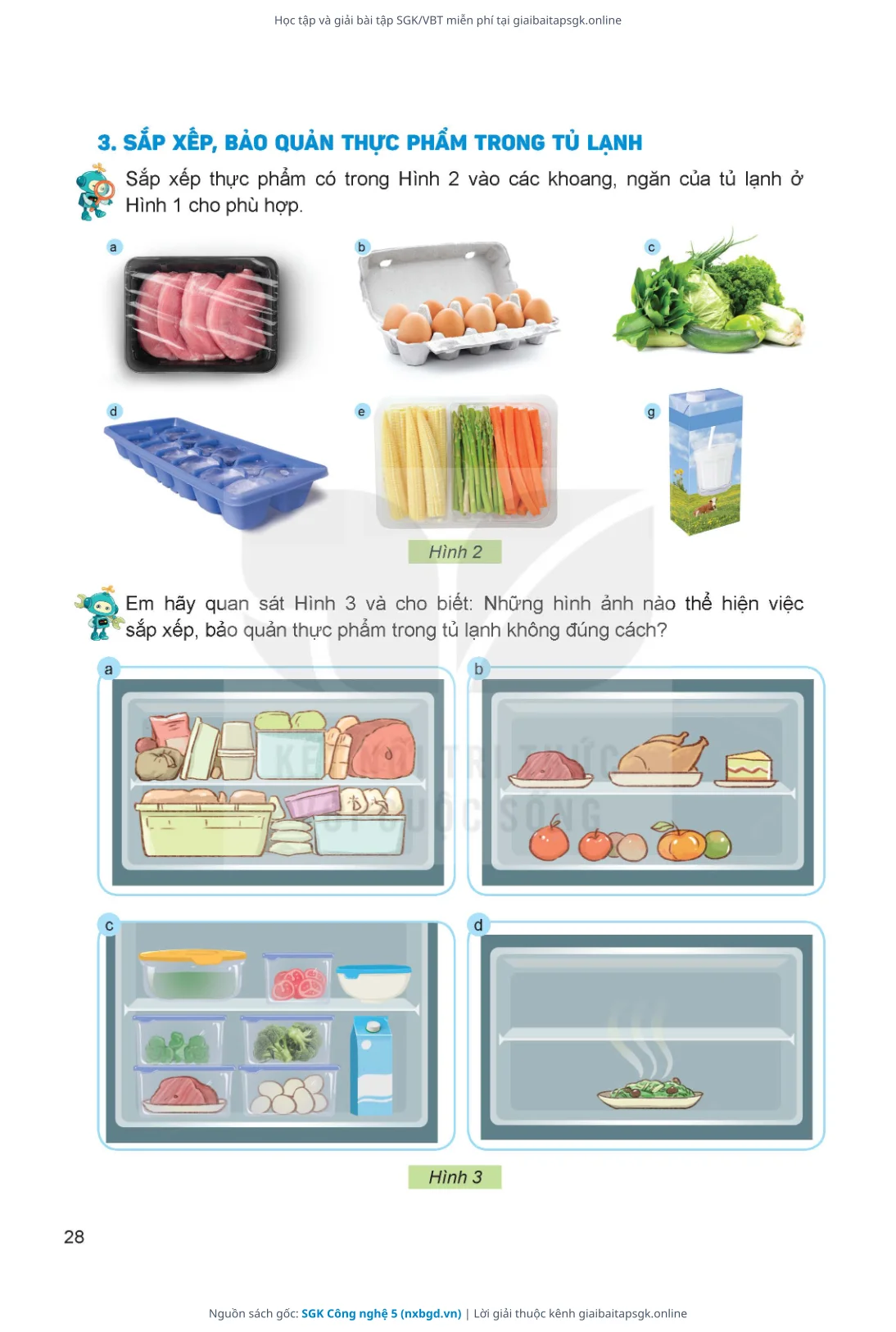 Trang 29 sách giáo khoa SGK Công nghệ 5 thu nhỏ