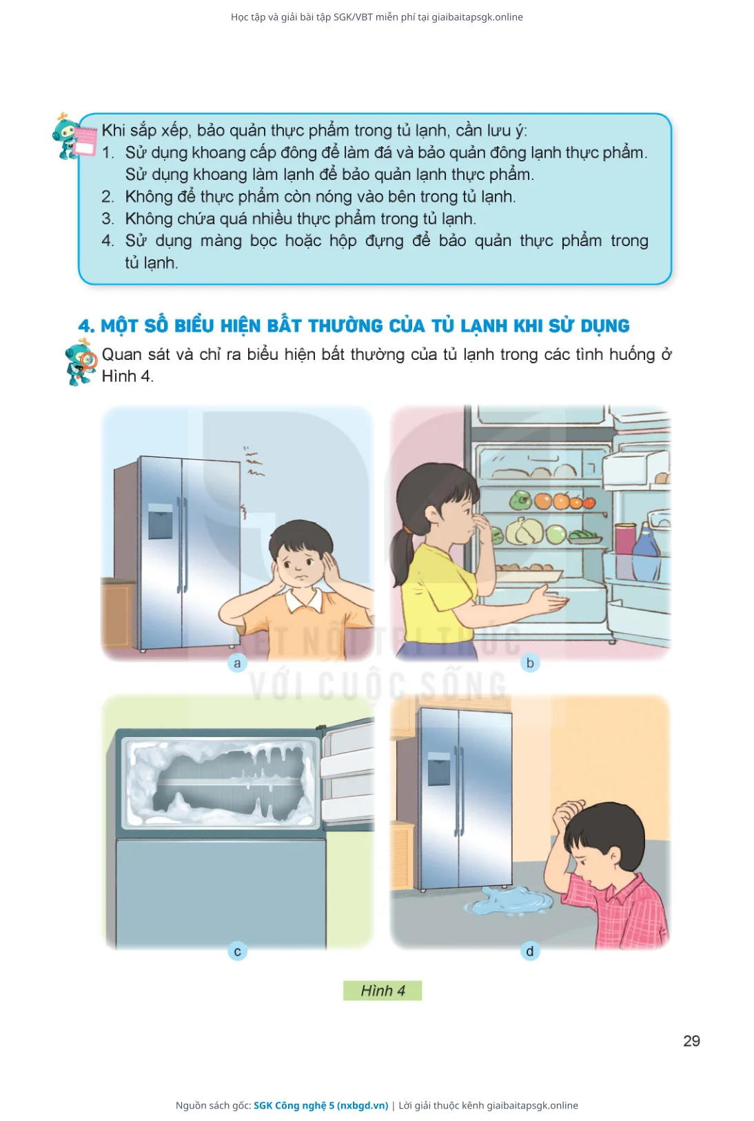 Trang 30 sách giáo khoa SGK Công nghệ 5 thu nhỏ