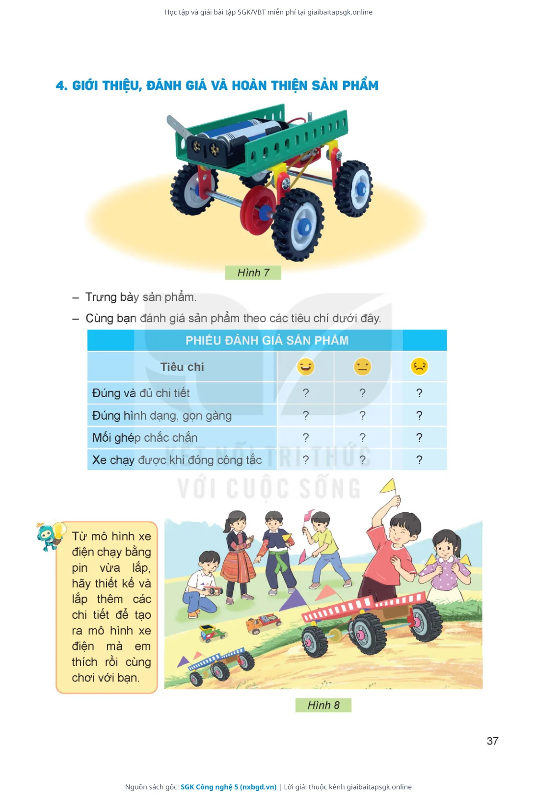 Trang 38 sách giáo khoa SGK Công nghệ 5 thu nhỏ