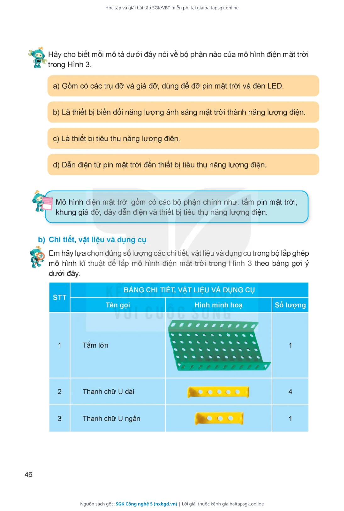 Trang 47 sách giáo khoa SGK Công nghệ 5 thu nhỏ