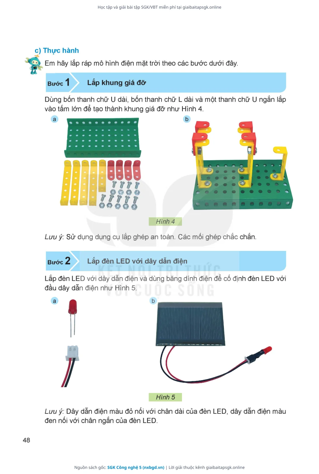 Trang 49 sách giáo khoa SGK Công nghệ 5 thu nhỏ