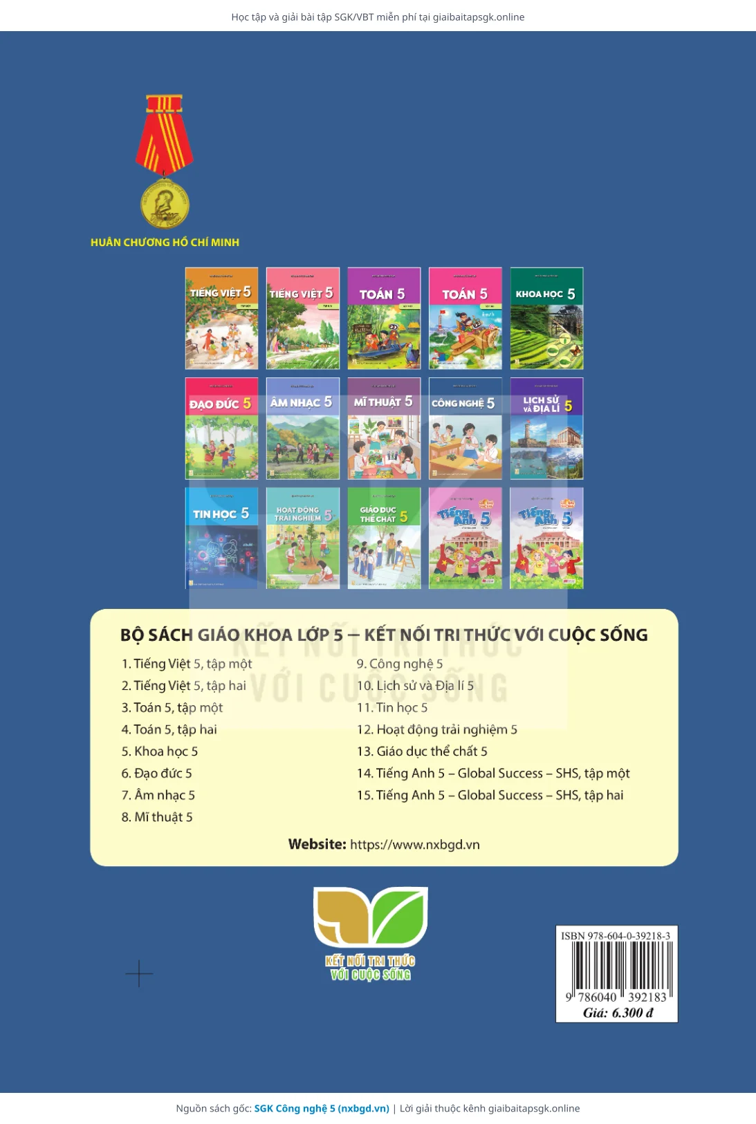 Trang 54 sách giáo khoa SGK Công nghệ 5 thu nhỏ