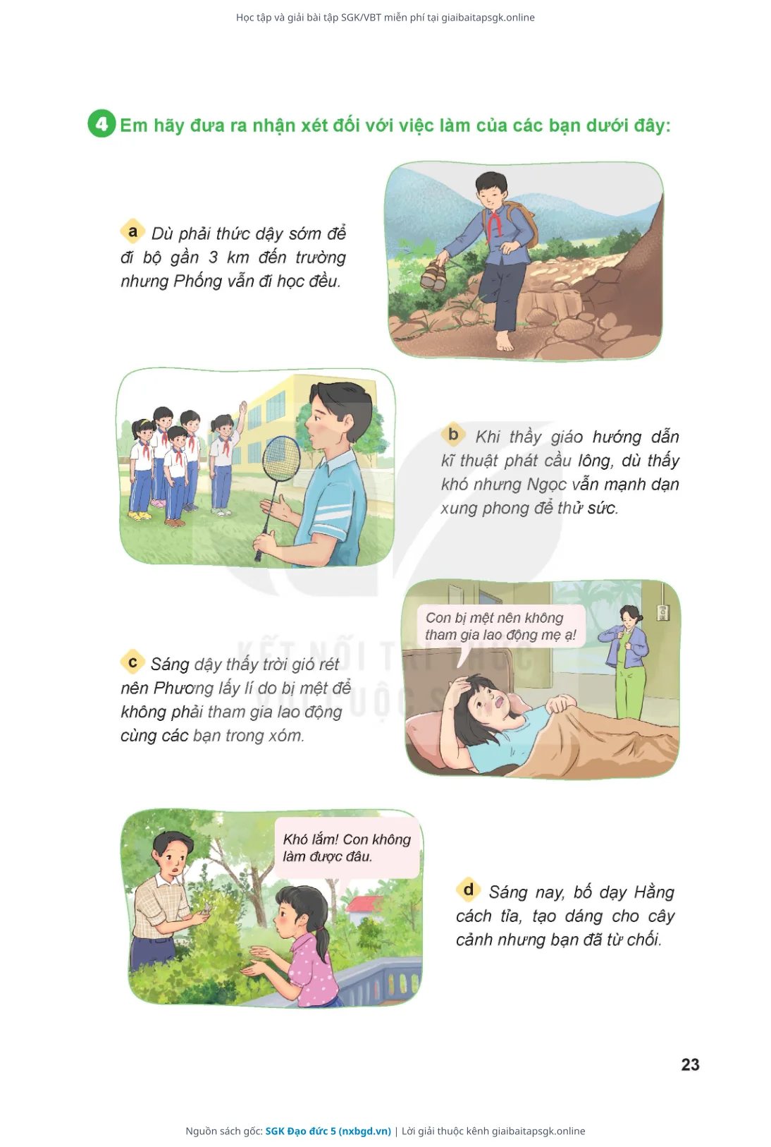 Trang 24 sách giáo khoa SGK Đạo đức 5 thu nhỏ