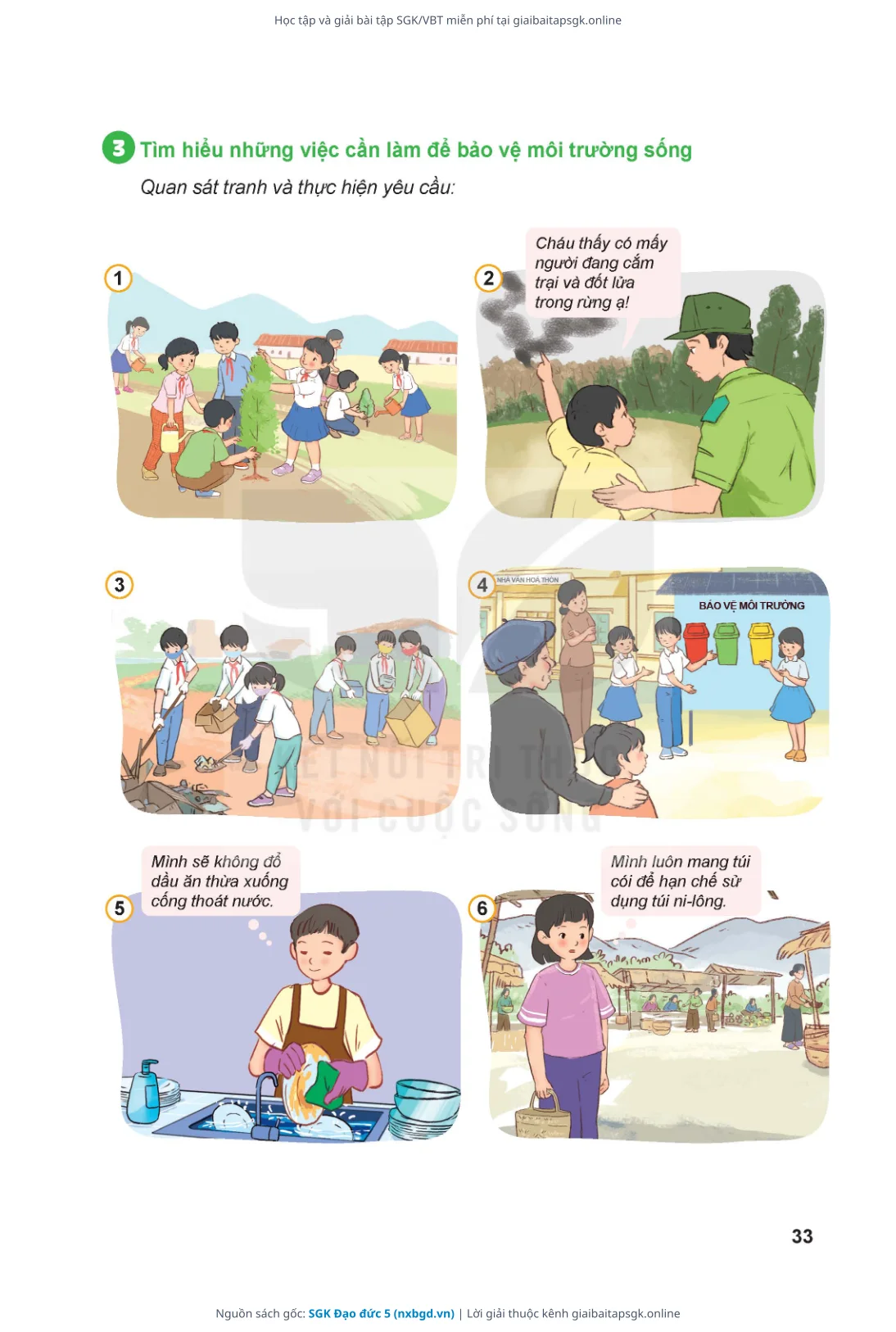 Trang 34 sách giáo khoa SGK Đạo đức 5 thu nhỏ