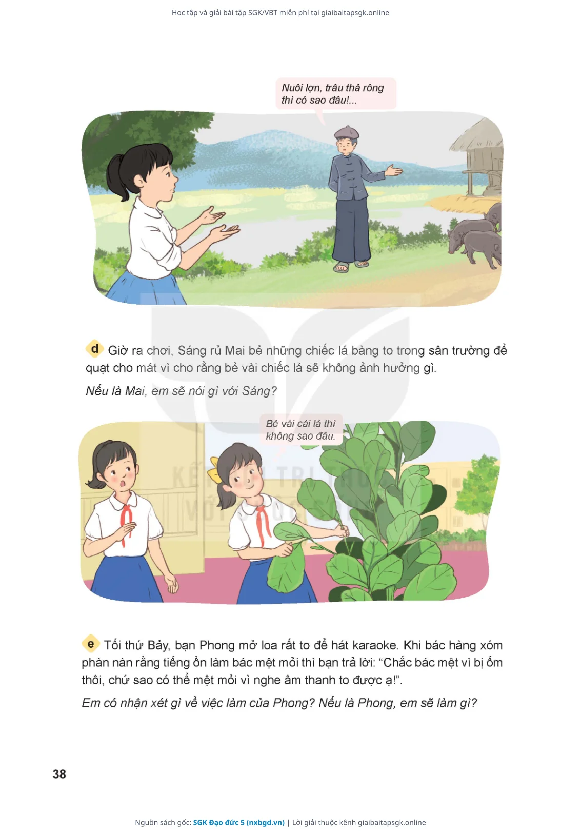 Trang 39 sách giáo khoa SGK Đạo đức 5 thu nhỏ