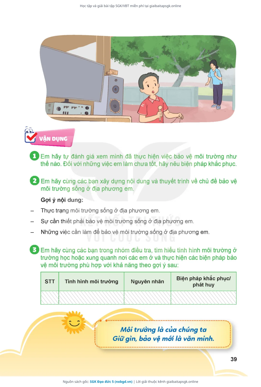Trang 40 sách giáo khoa SGK Đạo đức 5 thu nhỏ