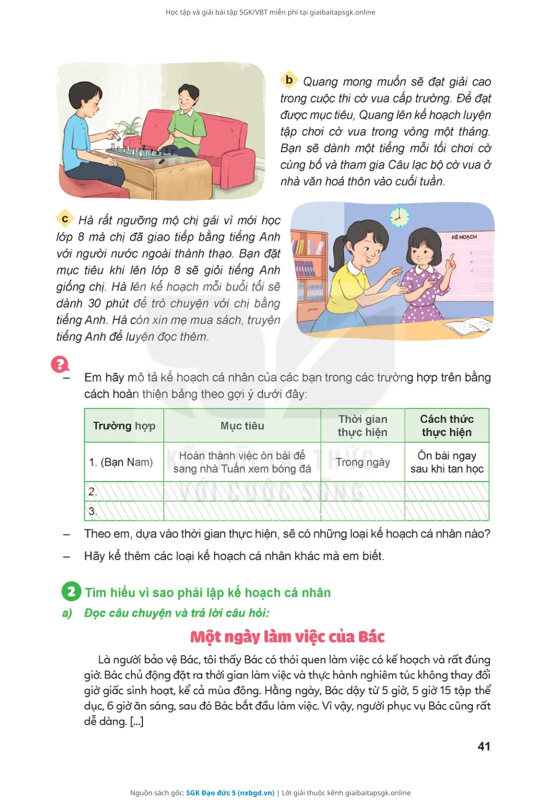 Trang 42 sách giáo khoa SGK Đạo đức 5 thu nhỏ