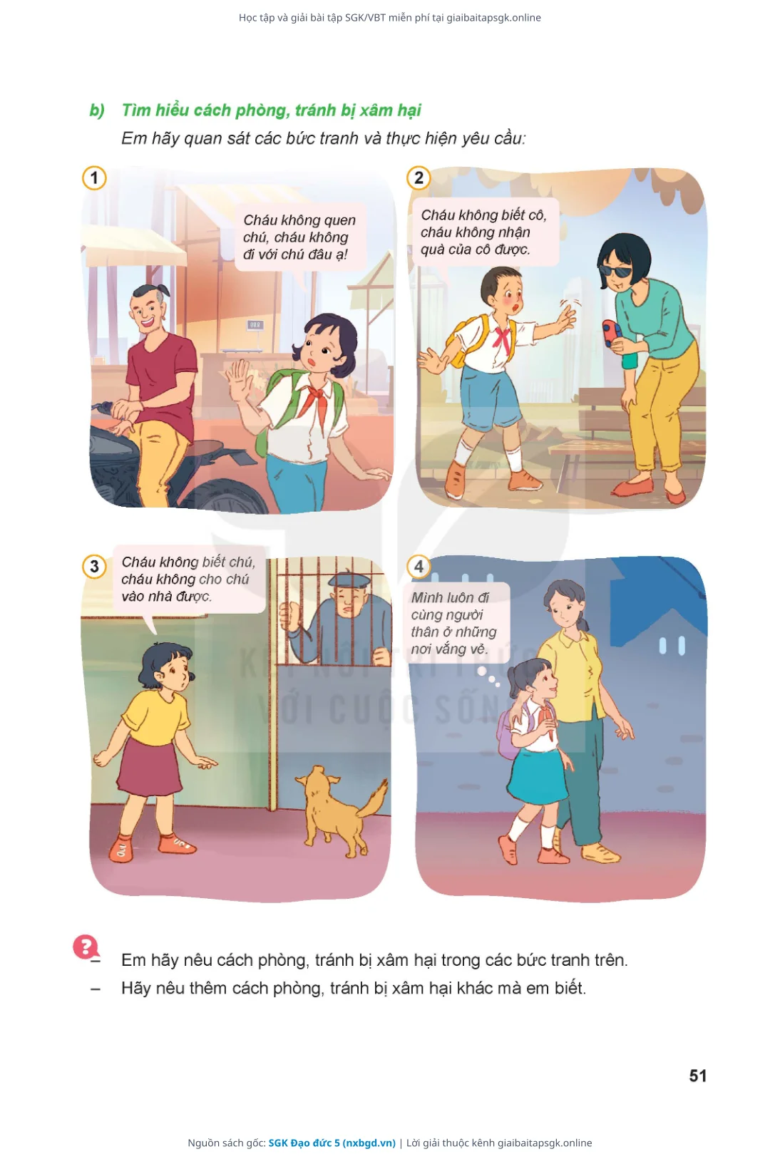 Trang 52 sách giáo khoa SGK Đạo đức 5 thu nhỏ