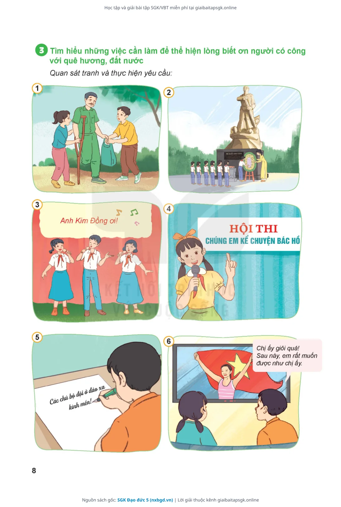 Trang 9 sách giáo khoa SGK Đạo đức 5 thu nhỏ
